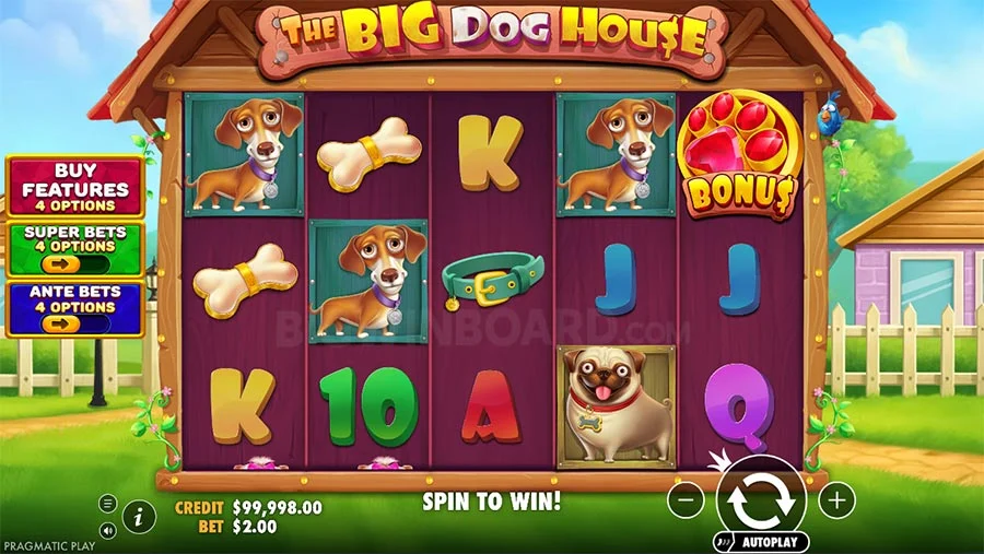The Big Dog House Slot Review available at USA online casinos